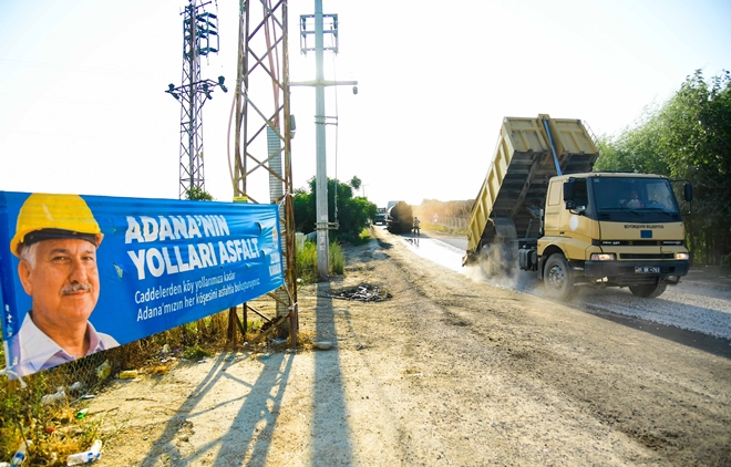 Zeydan Karalar, asfaltlama çalışmalarını inceledi
