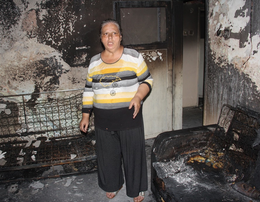 Uyuşturucu bağımlıları evi likit bombayla kundakladı