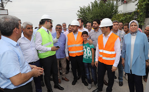 Karacaoğlan'da Doğalgaz çalışmaları başladı