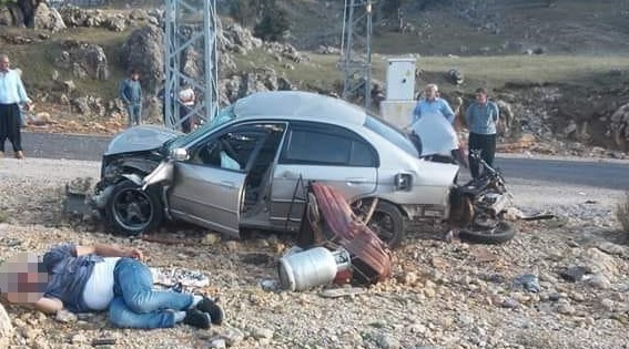Kozan'da kaza can aldı
