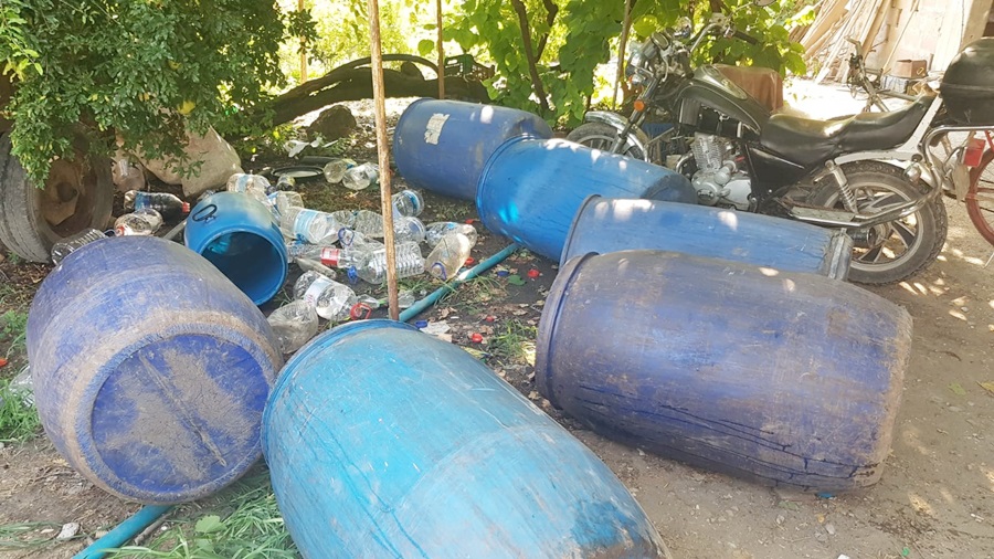 Adana'da bin 370 litre kaçak içki ele geçirildi