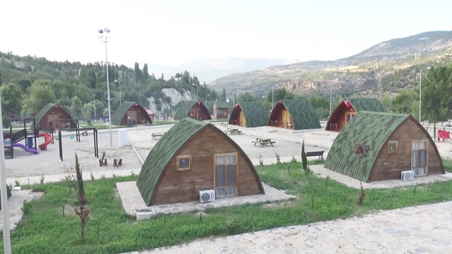 Torosların eteğinde bungalov evlere büyük ilgi