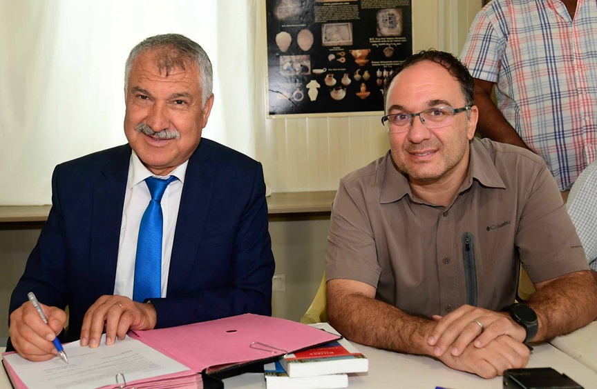 Tatarlı Höyüğünde tarihi protokol