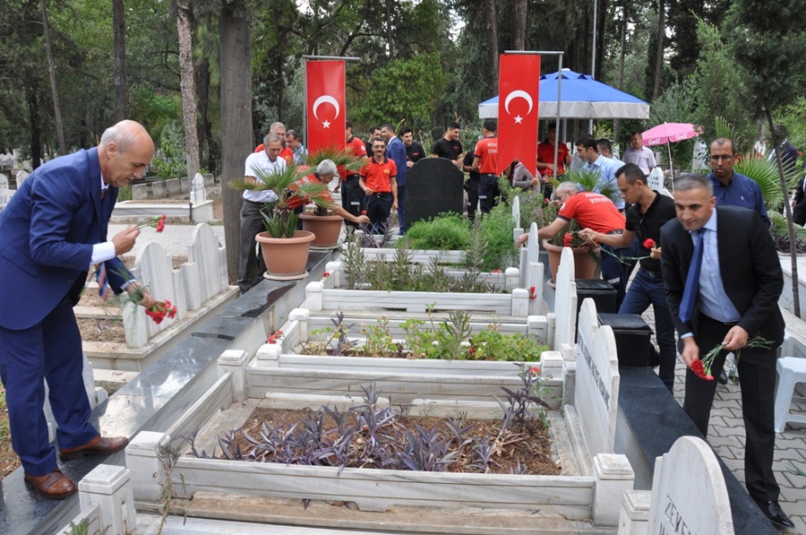 İtfaiye Haftasında şehitler unutulmadı