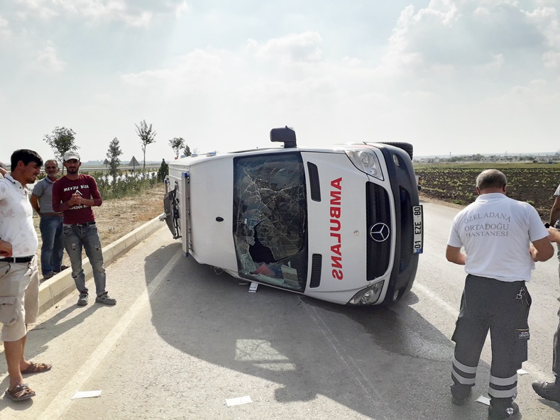 Ambulans kazası!