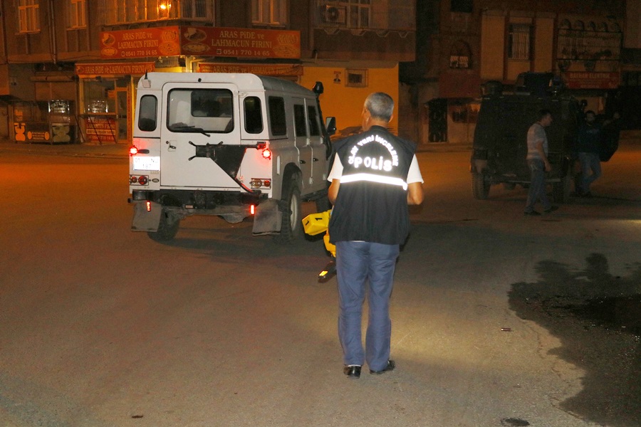 Balkonda silahlı saldırı