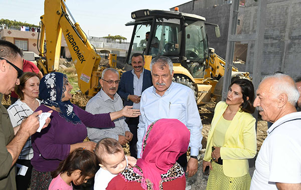 Başkan Karalar projelerin takibinde