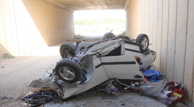Adana'da feci kaza: 1 ölü, 3 yaralı