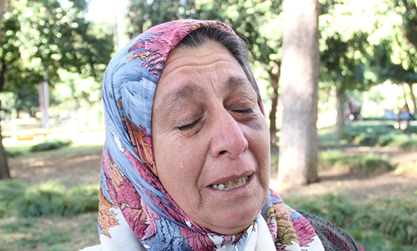 'Su'dan sebeple dövülen kadının gözyaşları