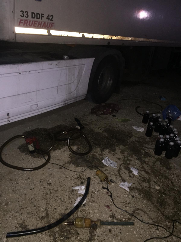 Adana'da bin 500 litre kaçak akaryakıt ele geçirildi