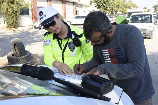 Kadın polisten drone ile sigara uygulaması