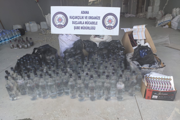 Adana'da 3 litre kaçak viski aroması ele geçirildi