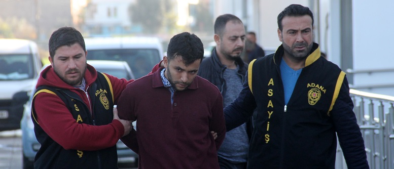 Keleşle iş yeri tarayan zanlı tutuklandı