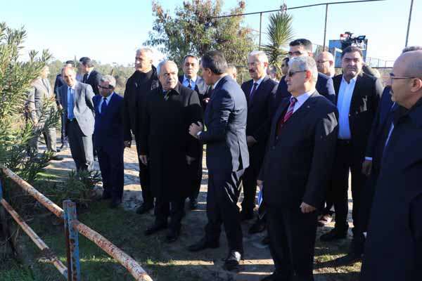 Tunç, zarar gören tarım arazilerini inceledi