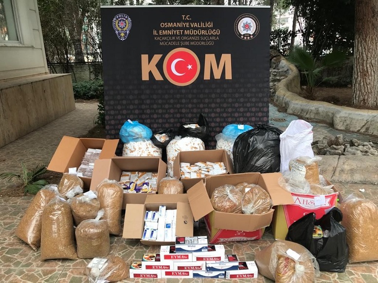 Kaçak tütün operasyonu