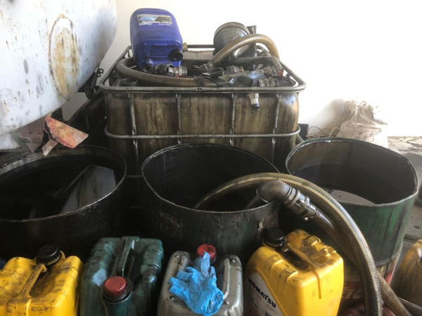 16 ton kaçak akaryakıt ele geçirildi