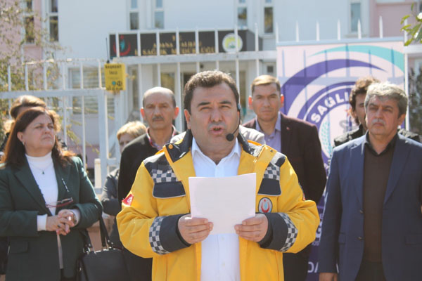 Sağlık çalışanları eylemde
