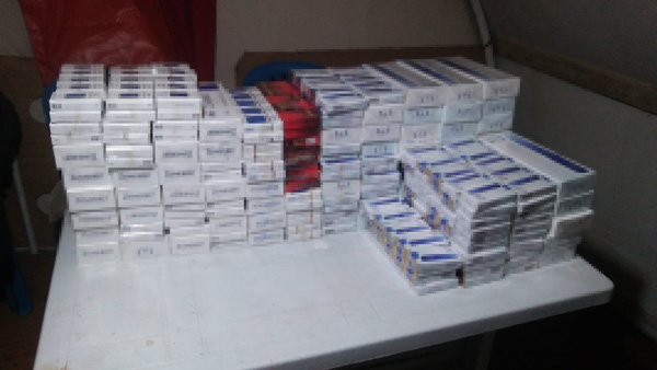 Adana'da 214 bin liralık kaçak içki ve sigara ele geçirildi