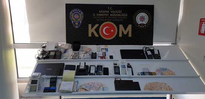Adana'da pos tefeciliği operasyonu