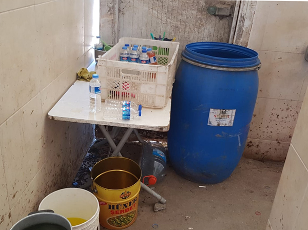 665 litre kaçak içki ele geçirildi