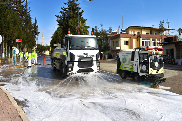 Karaisalı’da Korona Virüs Temizliği