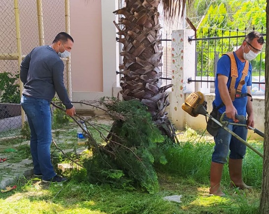 Okul kapalı temizlik son sürat