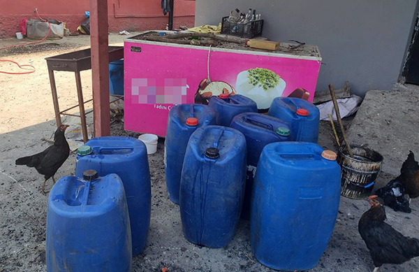 Adana'da 7 bin 425 litre kaçak içki ele geçirildi