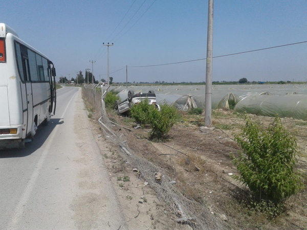 Tarsus'ta trafik kazaları: 1 ölü, 1 yaralı
