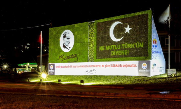 Tablo gibi bahçe!