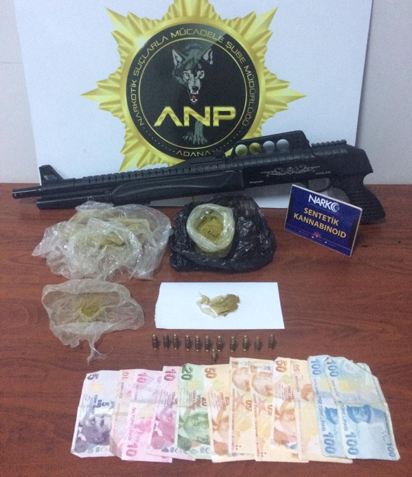 Adana'da uyuşturucu operasyonu