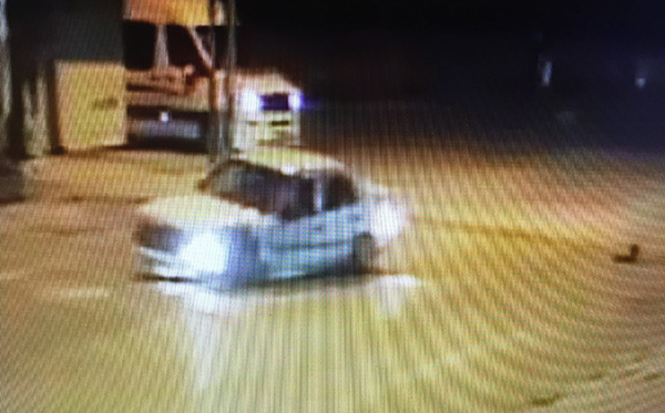 Ölümlü trafik kazası güvenlik kamerasında