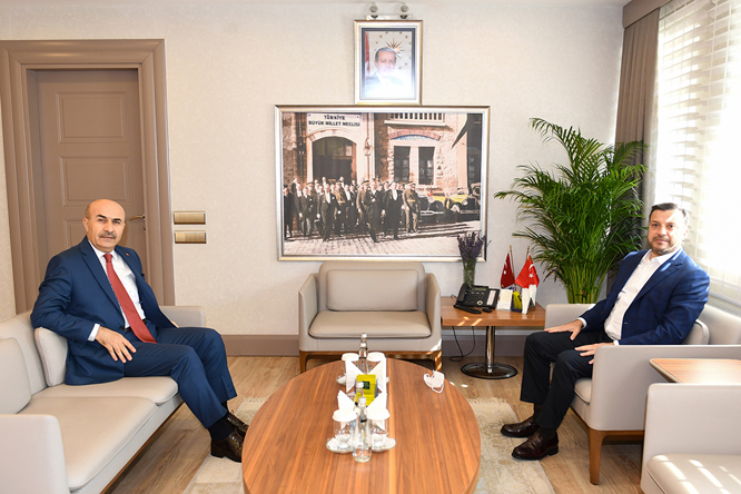 KOCAİSPİR'DEN DEMİRTAŞ' VEDA ZİYARETİ