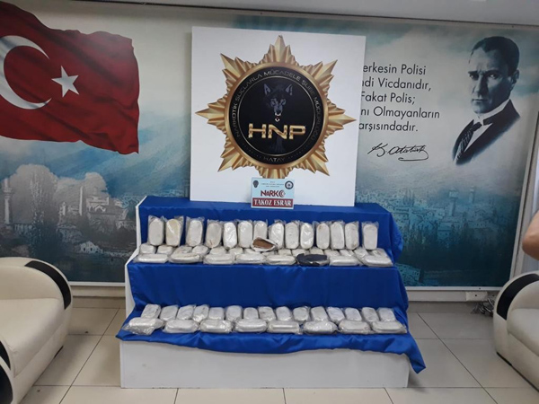 Hatay'da 31 kilo esrar ele geçirildi