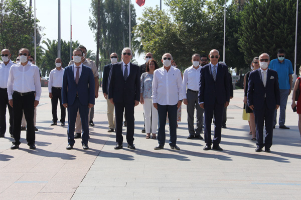 Mersin’de Denizcilik ve Kabotaj Bayramı sade bir törenle kutlandı
