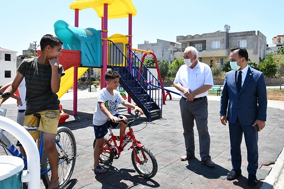 SARIÇAM PARKLARLA SÜSLENİYOR