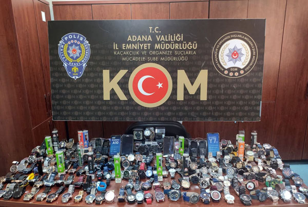 Adana'da kaçakçılık operasyonu
