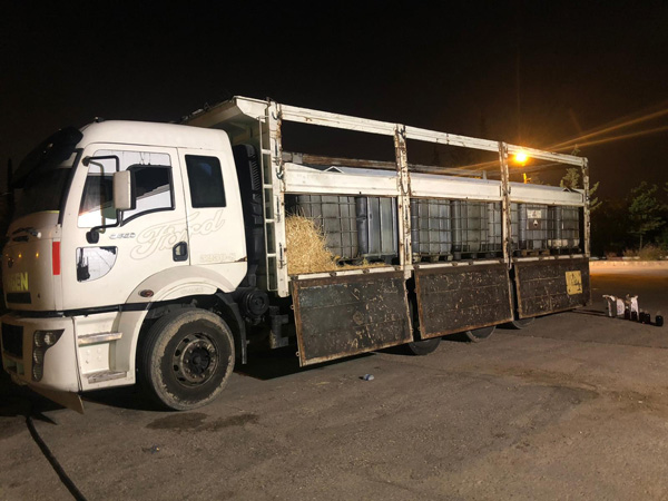 Kamyonda 14,5 ton kaçak akaryakıt ele geçirildi