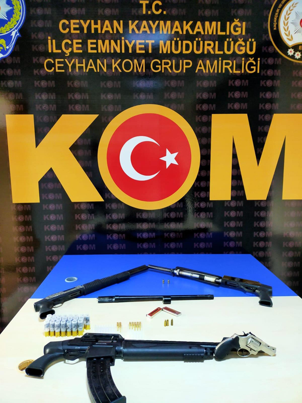 Suç örgütlerinden cephanelik çıktı