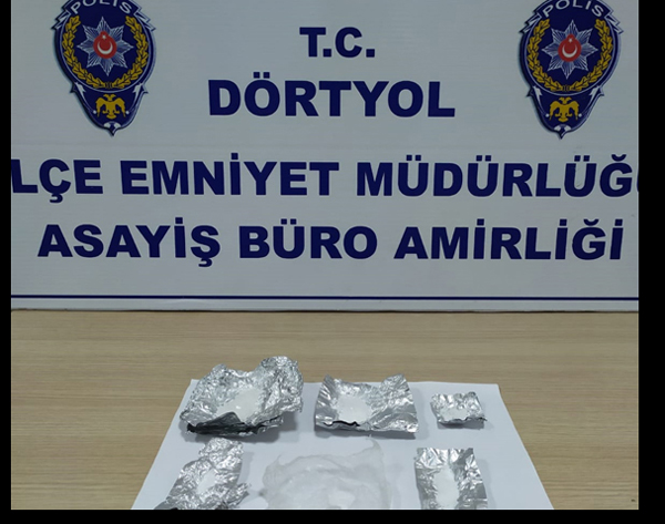 Dörtyol'da uyuşturucu operasyonu: 2 tutuklama