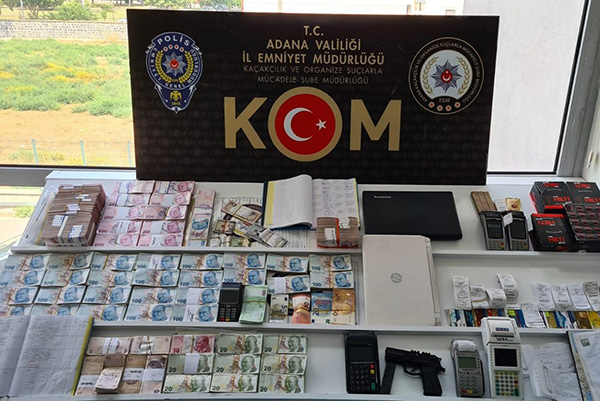 Pos tefecisi operasyonunda servet ele geçirildi