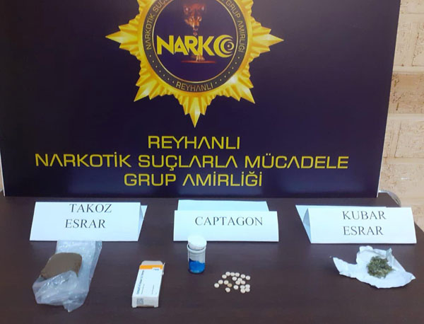 Hatay’da uyuşturucu operasyonları: 2 gözaltı