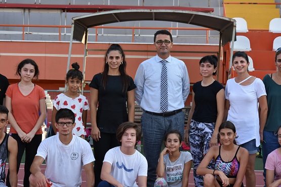 Milli atlet Baltacı tecrübelerini küçüklere aktardı