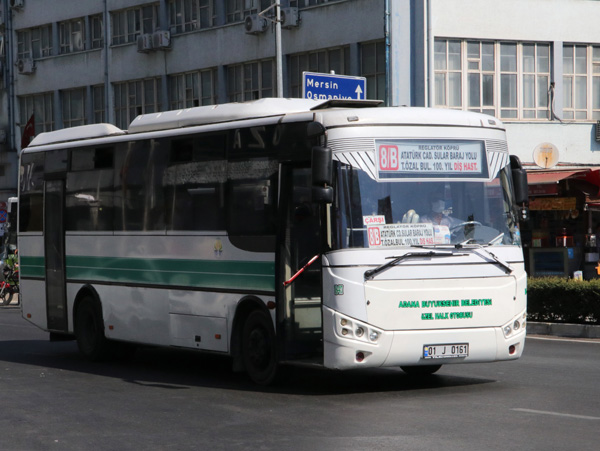 Adana’da bütün toplu ulaşım ücretlerine zam yapıldı.