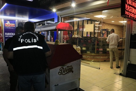 Pastaneye silahlı saldırı: 1 yaralı
