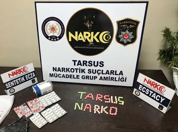 Tarsus’ta uyuşturucu operasyonlarında 1 kişi tutuklandı