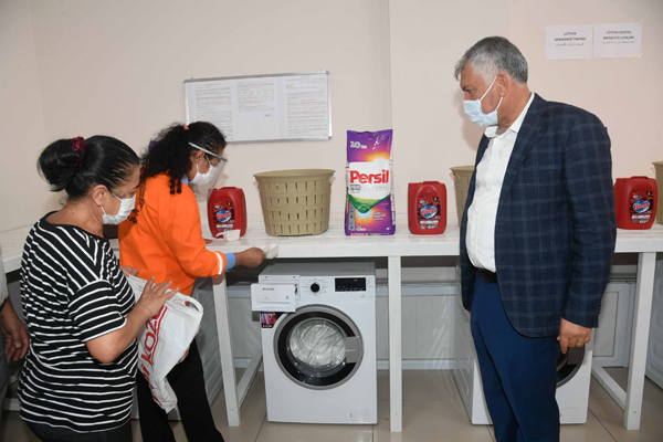 Çamaşır yıkama merkezi açıldı