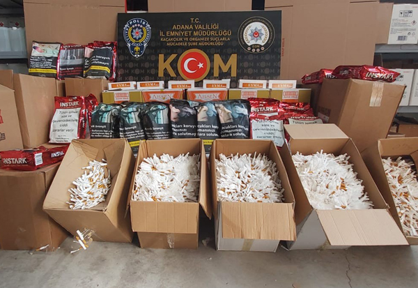 1 milyon liralık kaçakçılık operasyonu