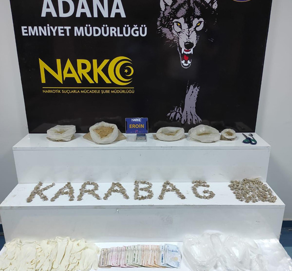 Adana’da uyuşturucu operasyonu