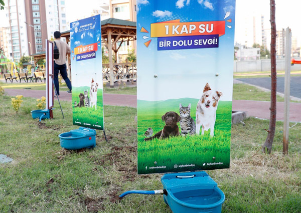 Sokak hayvanlarına yeni suluk