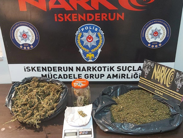 İskenderun’da uyuşturucu ve asayiş operasyonu